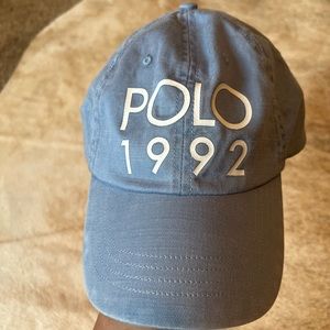 Blue Ralph Lauren hat. Worn once.